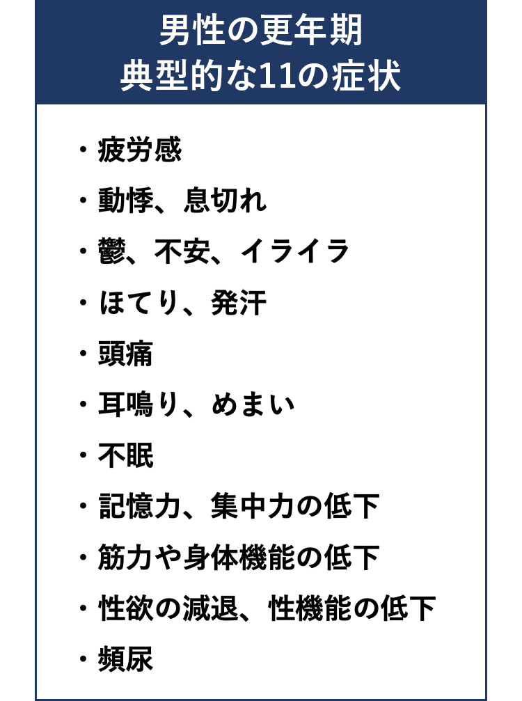 男性の更年期11の症状、女性更年期との違いについて専門家が詳しく解説 Puravida 8657